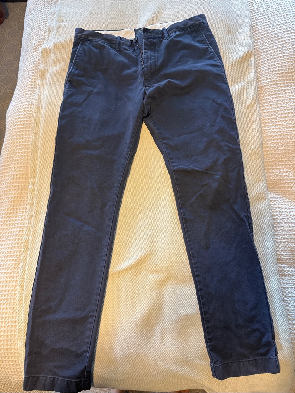 J. Crew Men's Broken In Navy Chinos